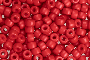 Matubo Seed Bead 6/0 (loose) : Pearl Shine - Red Rose