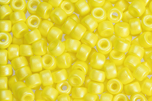 Matubo Seed Bead 6/0 (loose) : Pearl Shine - Bright Lemon