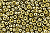 Matubo Seed Bead 6/0 (loose) : Polished Brass