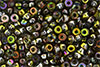 Matubo Seed Bead 6/0 (loose) : Magic Line - Yellow/Brown