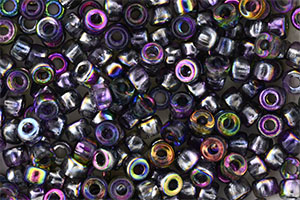 Matubo Seed Bead 6/0 (loose) : Magic Line - Violet/Gray