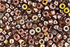 Matubo Seed Bead 6/0 (loose) : Copper - Rosaline