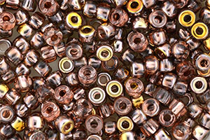 Matubo Seed Bead 6/0 (loose) : Copper - Rosaline