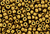Matubo Seed Bead 6/0 (loose) : Matte - Metallic Anitque Gold