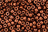Matubo Seed Bead 6/0 (loose) : Matte - Metallic Dk Copper