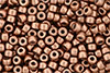 Matubo Seed Bead 6/0 (loose) : Matte - Metallic Copper
