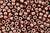 Matubo Seed Bead 6/0 (loose) : Matte - Metallic Bronze Copper