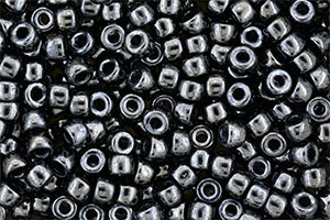 Matubo Seed Bead 6/0 (loose) : Hematite