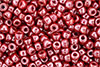 Matubo Seed Bead 6/0 (loose) : Luster - Coral Red
