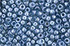 Matubo Seed Bead 6/0 (loose) : Luster - Transparent Blue