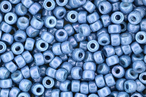 Matubo Seed Bead 6/0 (loose) : Luster - Opaque Blue