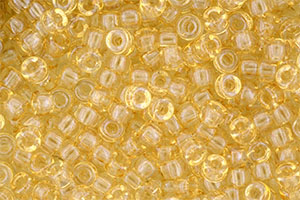 Matubo Seed Bead 6/0 (loose) : Luster - Transparent Champagne