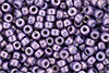 Matubo Seed Bead 6/0 (loose) : Luster - Metallic Amethyst Chalk