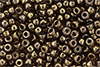 Matubo Seed Bead 6/0 (loose) : Luster - Transparent Gold/Smokey Topaz