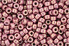 Matubo Seed Bead 6/0 (loose) : Luster - Metallic Pink