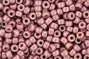 Matubo Seed Bead 6/0 (loose) : Luster - Metallic Pink