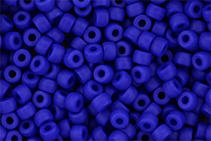 Matubo Seed Bead 6/0 (loose) : Matte - Opaque Blue