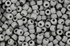 Matubo Seed Bead 6/0 (loose) : Matte - Opaque Gray