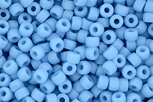 Matubo Seed Bead 6/0 (loose) : Matte - Blue Turquoise