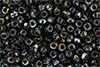 Matubo Seed Bead 6/0 (loose) : Jet - Picasso