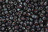 Matubo Seed Bead 6/0 (loose) : Siam Ruby - Picasso