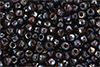 Matubo Seed Bead 6/0 (loose) : Siam Ruby - Silver Picasso