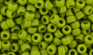 Matubo Seed Bead 7/0 (loose) : Opaque Olivine