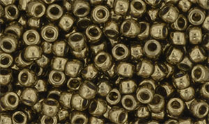 Matubo Seed Bead 7/0 (loose) : Bronze - Crystal