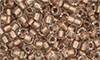 Matubo Seed Bead 7/0 (loose) : Crystal - Copper-Lined