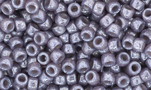 Matubo Seed Bead 7/0 (loose) : Luster - Milky Amethyst