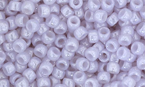 Matubo Seed Bead 7/0 (loose) : Luster - Milky Dk Amethyst