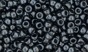 Matubo Seed Bead 7/0 (loose) : Hematite