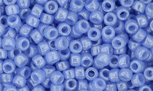 Matubo Seed Bead 7/0 (loose) : Luster - Milky Sapphire