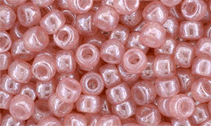 Matubo Seed Bead 7/0 (loose) : Luster - Milky Pink