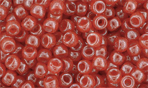 Matubo Seed Bead 7/0 (loose) : Luster - Milky Grapefruit