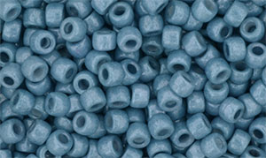 Matubo Seed Bead 7/0 (loose) : Luster - Opaque Blue