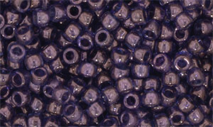 Matubo Seed Bead 7/0 (loose) : Luster - Transparent Amethyst