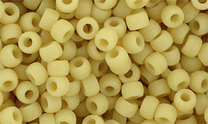 Matubo Seed Bead 7/0 (loose) : Matte - Opaque Ivory