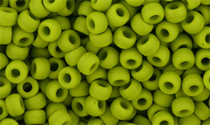 Matubo Seed Bead 7/0 (loose) : Matte - Opaque Olivine