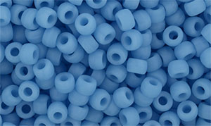 Matubo Seed Bead 7/0 (loose) : Matte - Blue Turquoise