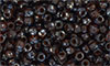 Matubo Seed Bead 7/0 (loose) : Hyacinth - Silver Picasso