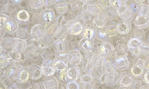 Matubo Seed Bead 7/0 (loose) : Crystal AB