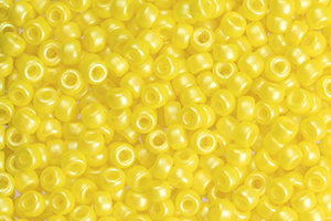 Matubo Seed Bead 8/0 (loose) : Pearl Shine - Bright Lemon