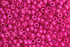 Matubo Seed Bead 8/0 (loose) : Pearl Shine - Hot Neon Pink