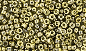 Matubo Seed Bead 8/0 (loose) : Polished Brass