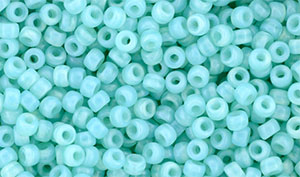 Matubo Seed Bead 8/0 (loose) : Silk Opal Blue