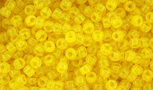 Matubo Seed Bead 8/0 (loose) : Milky Yellow