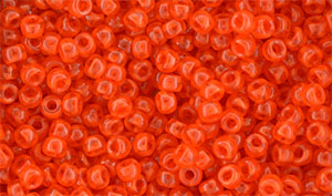 Matubo Seed Bead 8/0 (loose) : Milky Grapefruit