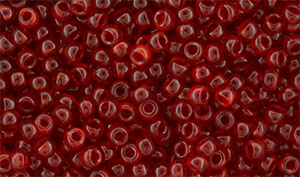 Matubo Seed Bead 8/0 (loose) : Opal Red