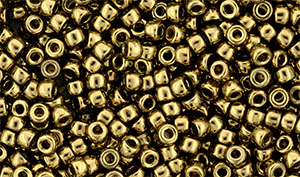 Matubo Seed Bead 8/0 (loose) : Bronze - Crystal